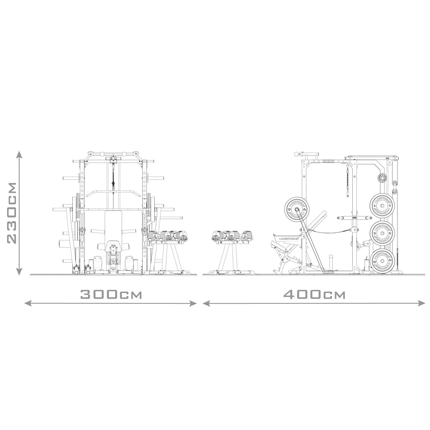 Pro Power Rack EXTREME Set — vista 6
