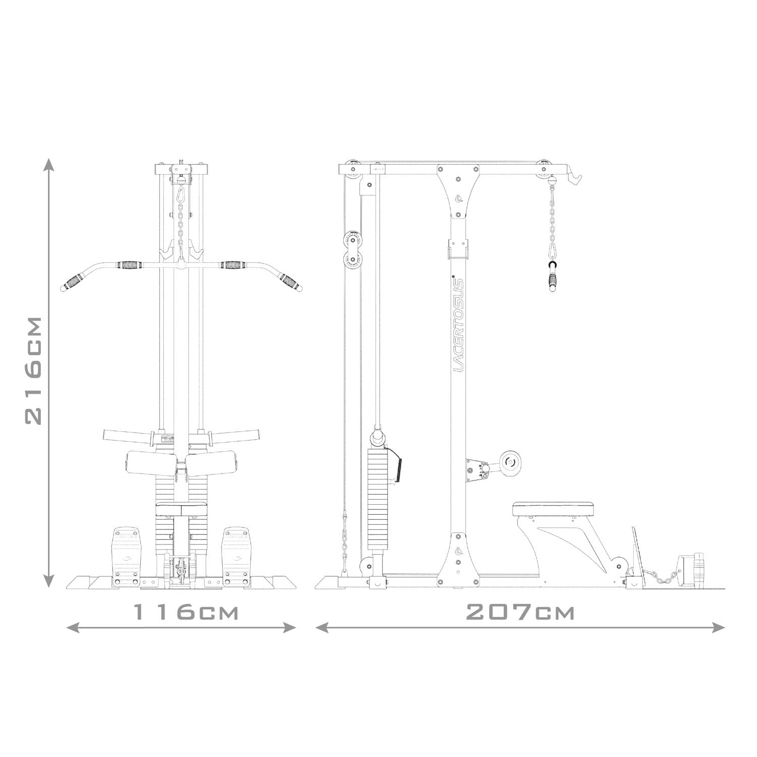 Lat Machine Stand Alone 2,0 — vista 6