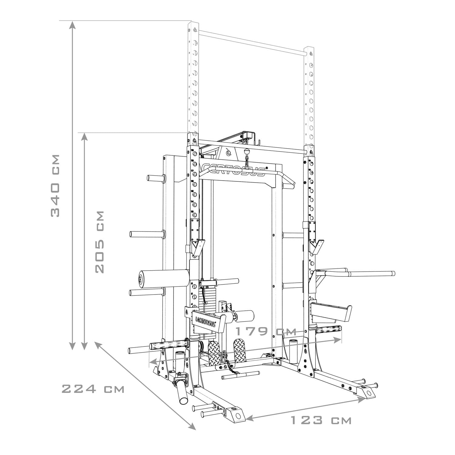 Half Rack PRO Monster Set — vista 5