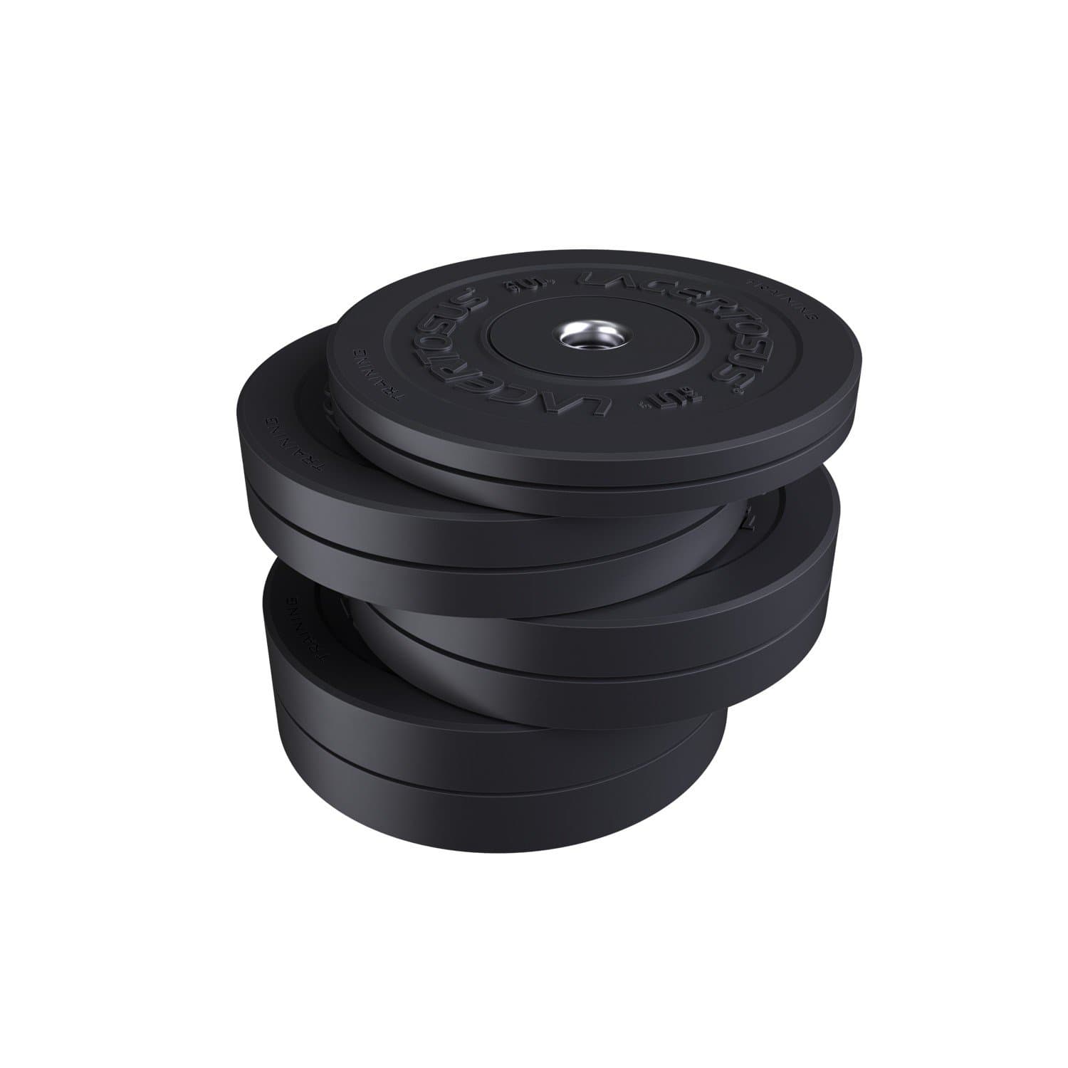 SET New Bumper Plates Training Black - 100 KG
