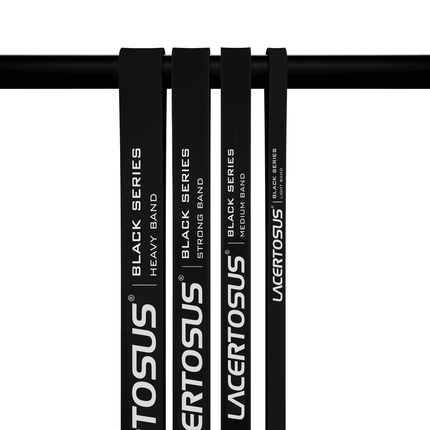 Rubber Band Set BLACK — vista 1