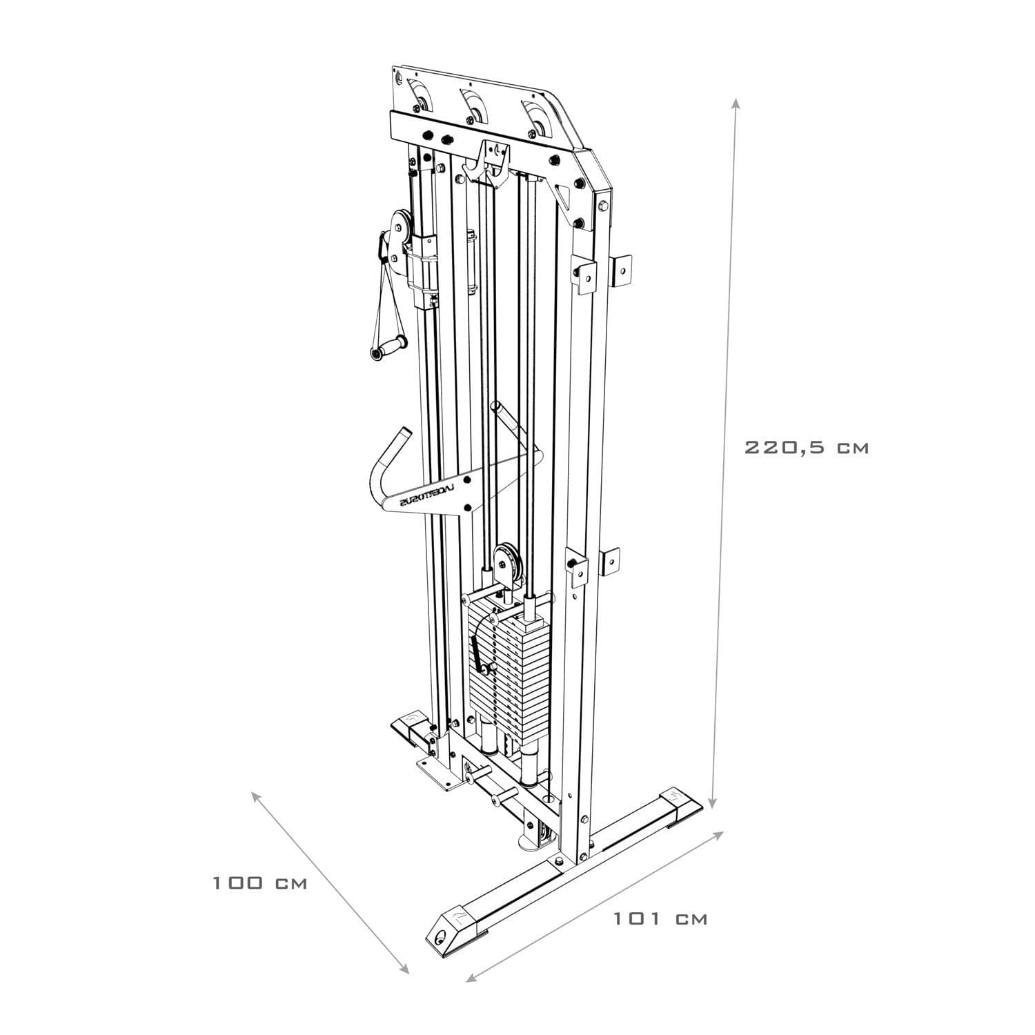 Cable Column Stand Alone — vista 5