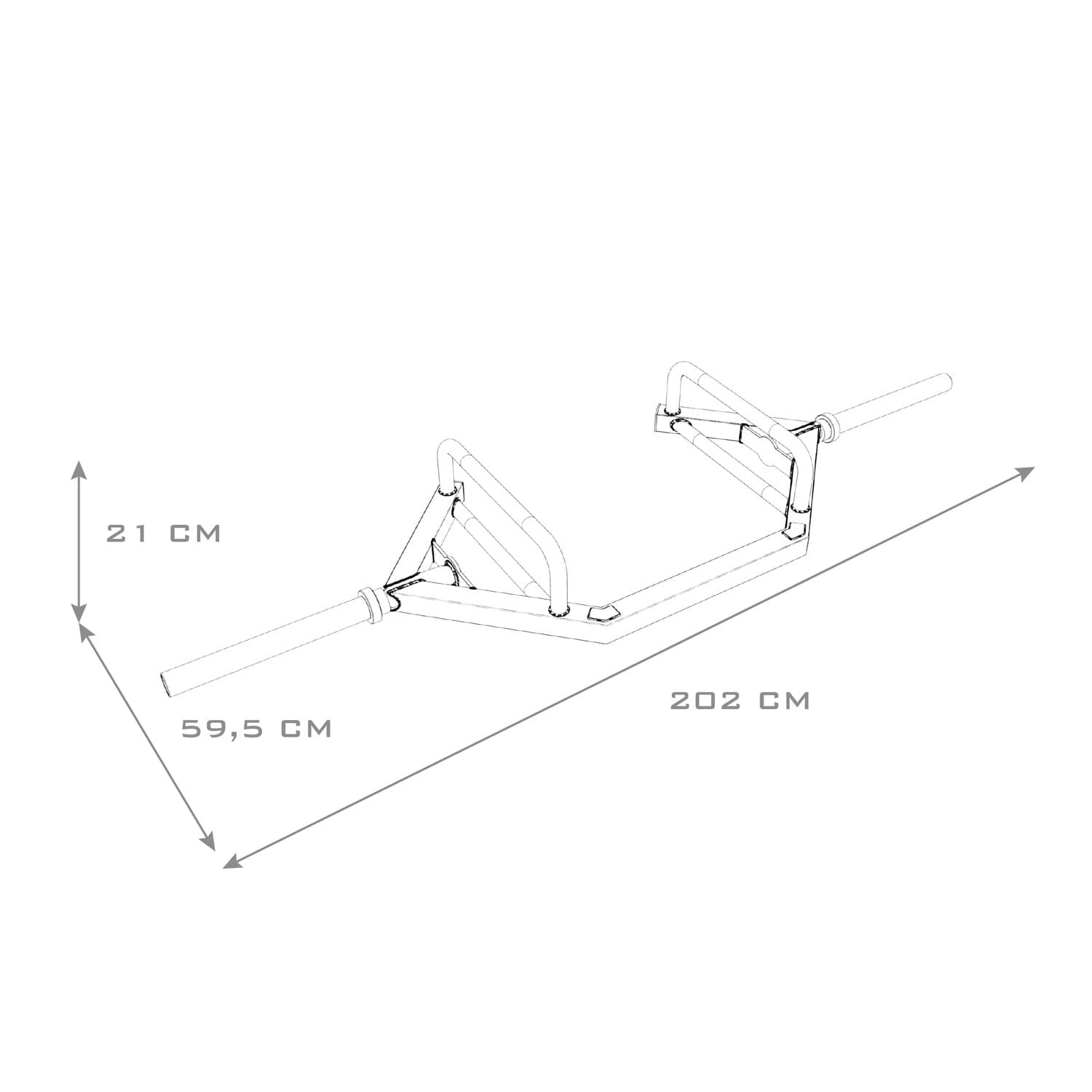 Open Hex Trap Bar — vista 5
