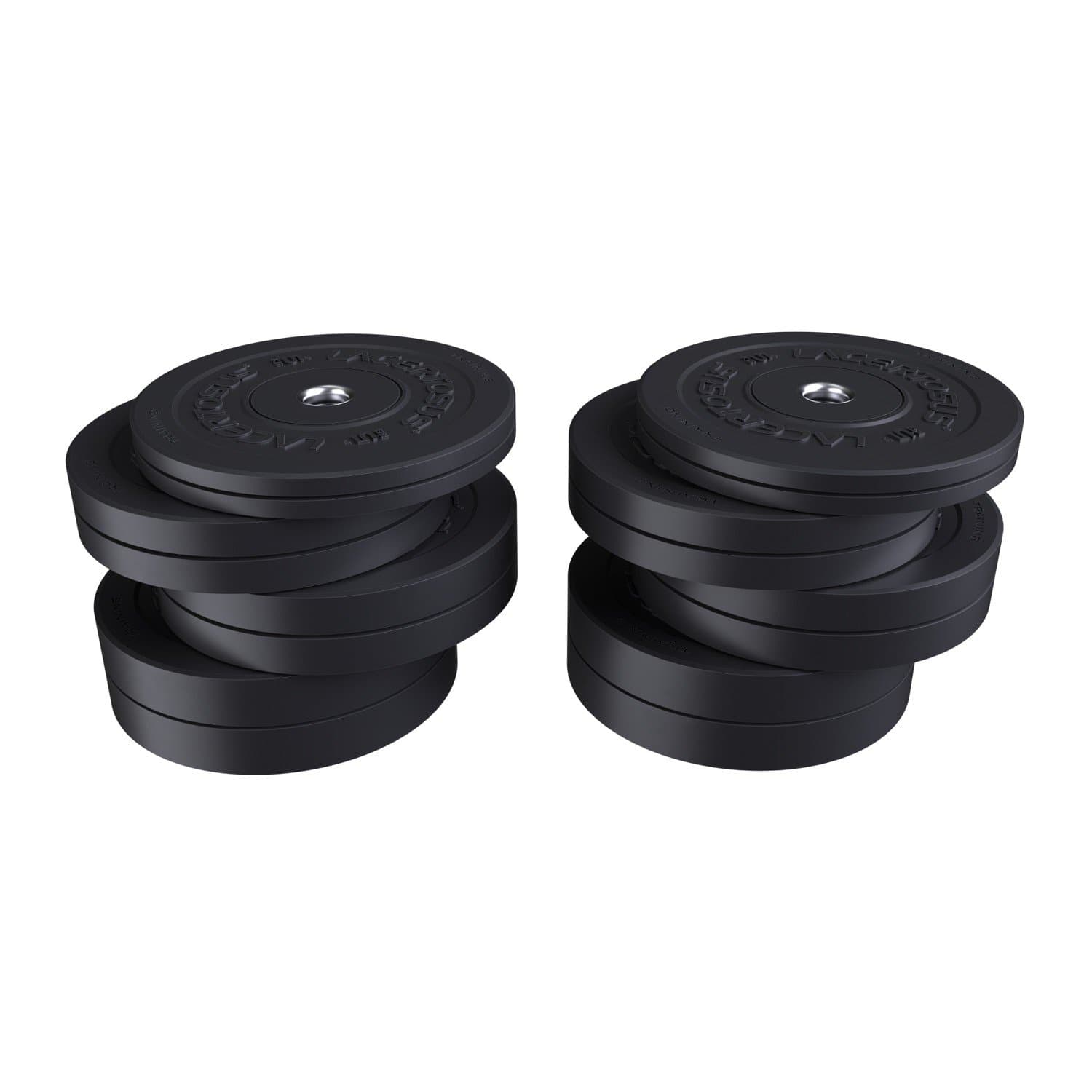SET New Bumper Plates Training Black - 200 KG