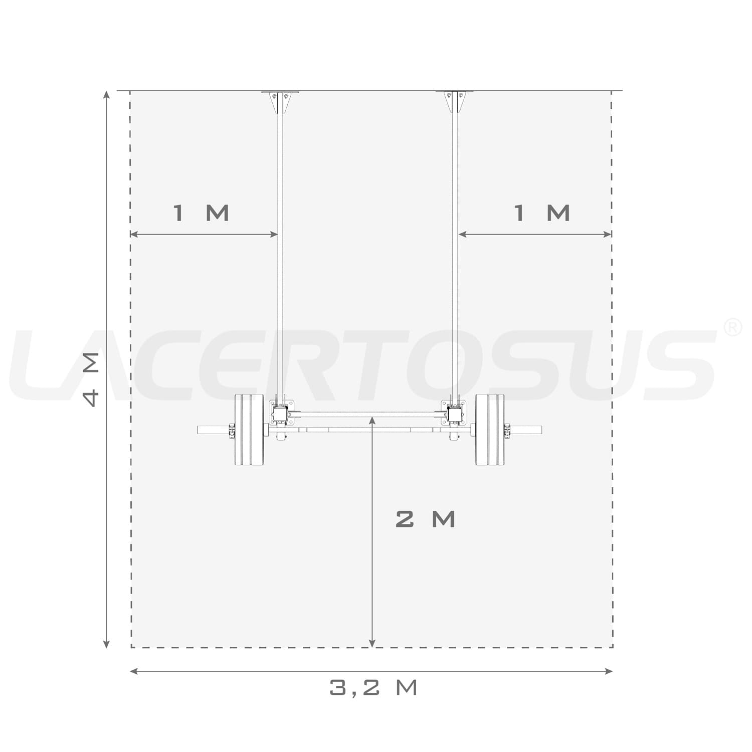 ELITE RIG 3.0 RACK a muro -120 h 340 — vista 5