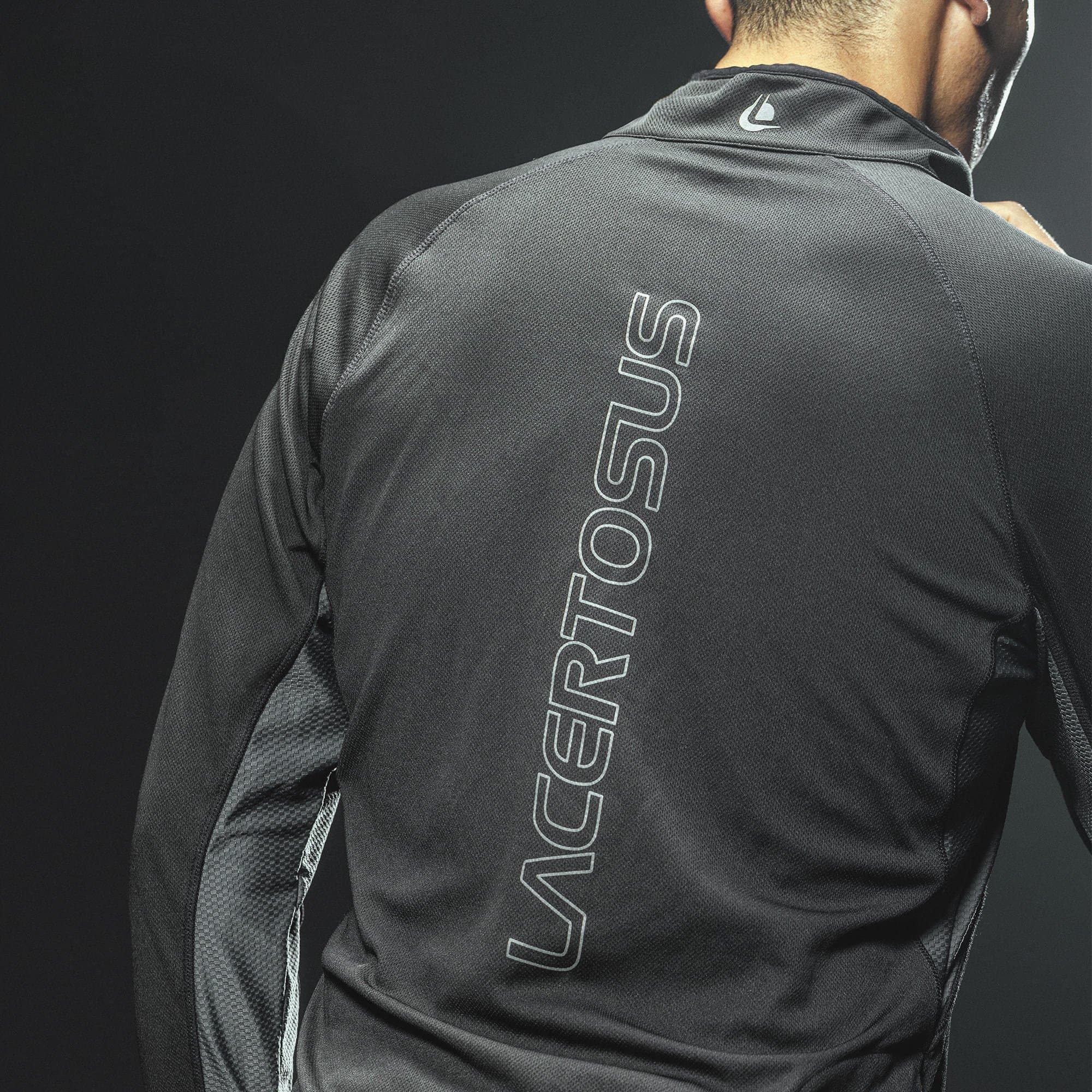 Maglia in tessuto tecnico maniche lunghe uomo Lacertosus® - taglia L — vista 2