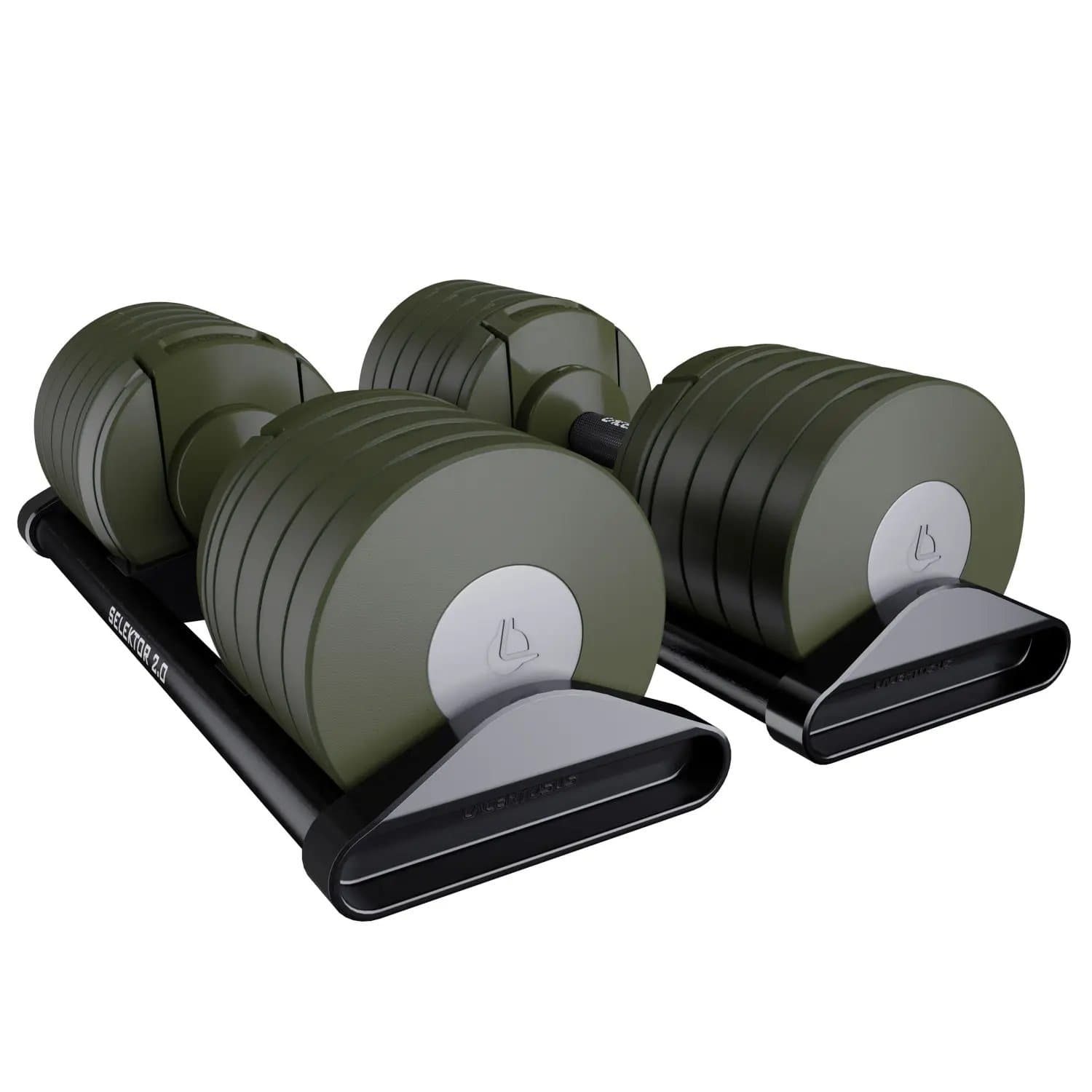 SELEKTOR 2.0 - Manubri Regolabili 2-40Kg (Tactical Green) (coppia)