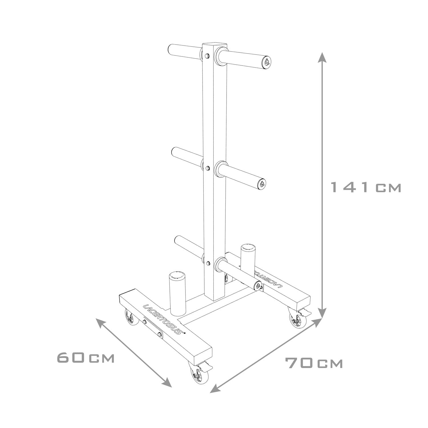Rastrelliera Verticale Elite — vista 6
