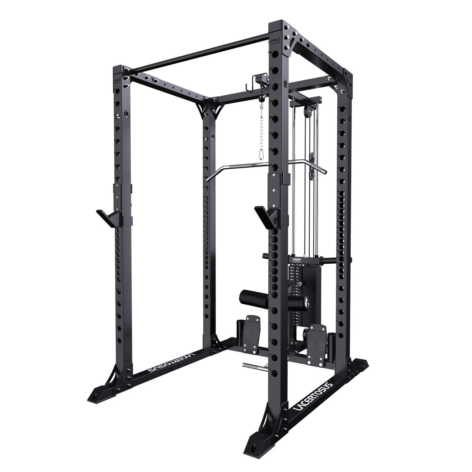 Lacertosus PRO Power Rack + Lat Machine Set 2 — vista 2
