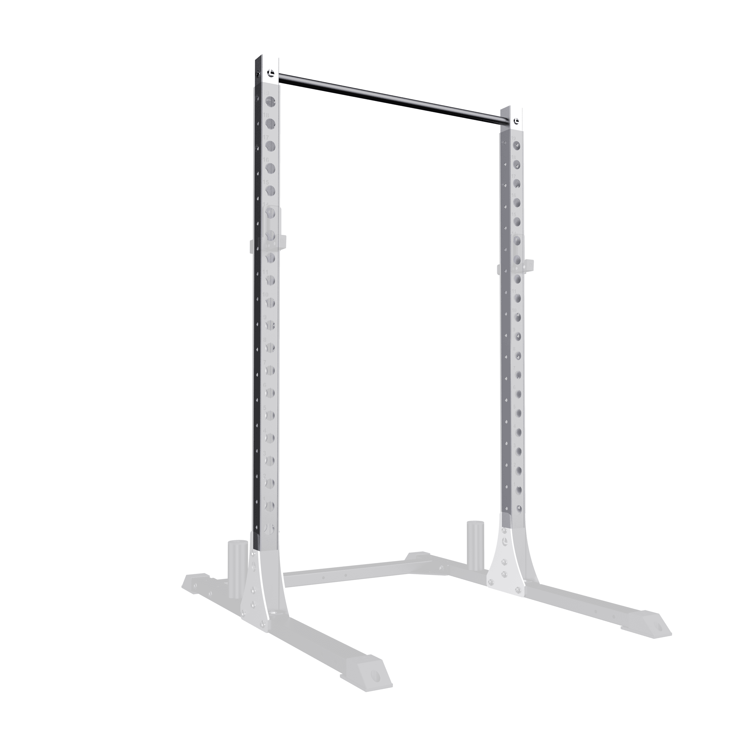 Adjustable Pull-Up Bar for Half Rack PRO — vista 2